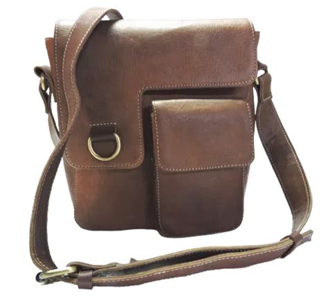 genuine leather designer messenger bag